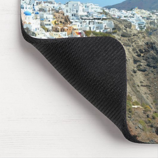 Oia, Santorini-Landschaft Mousepad (Ecke)