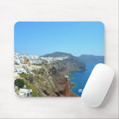 Oia, Santorini-Landschaft Mousepad (Mit Mouse)