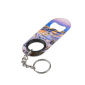 Oia Santorini Mini Flaschenöffner (Rückseite Schrägansicht)
