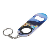 Oia Santorini Mini Flaschenöffner (Vorderseite Schrägansicht)