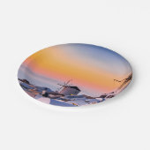 Oia, Santorini Pappteller (Schrägansicht)