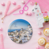 Oia Santorini Pappteller (Party)