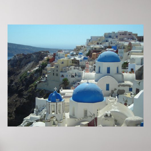 Oia, Santorini Poster (Vorne)