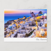 Oia Santorini Postkarte (Vorderseite)