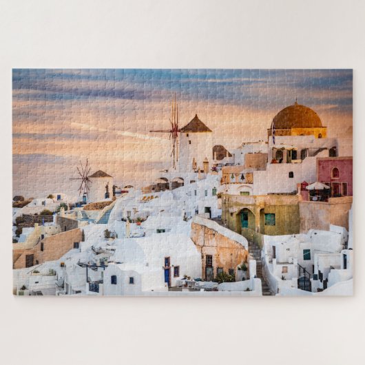 Oia Santorini Puzzle (Horizontal)
