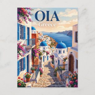 Oia, Santorini, Südliche Ägäis, Griechenland Griec Postkarte