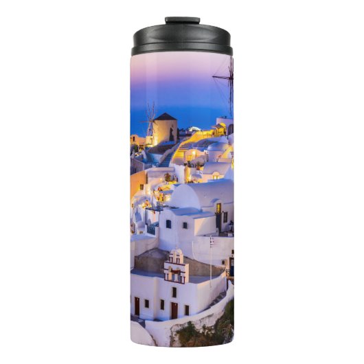 Oia Santorini Thermosbecher (Vorderseite)