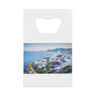 Oia Santorini Village Griechenland Geldbeutel Flaschenöffner