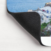 Oia Santorini Village Griechenland Mousepad (Ecke)