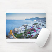 Oia Santorini Village Griechenland Mousepad (Mit Mouse)