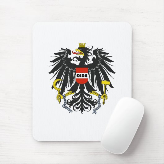 Oida Austria Dialect Eagle Mousepad (Mit Mouse)