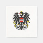 Oida Austria Dialect Eagle Serviette (Vorderseite)