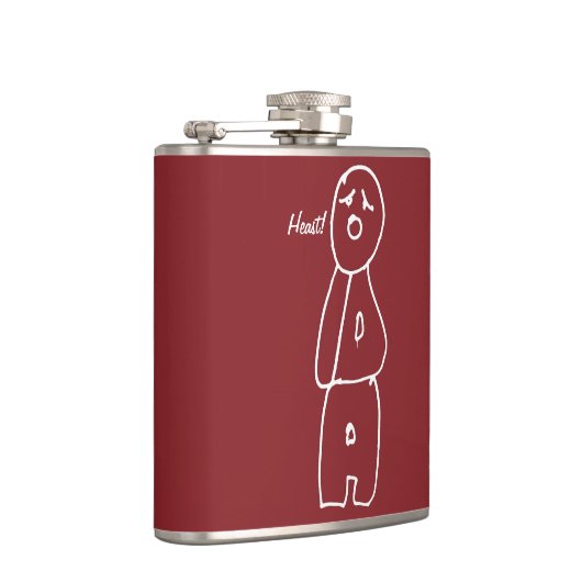 Oida nimm an Hacker! Flachmann (Rechts)