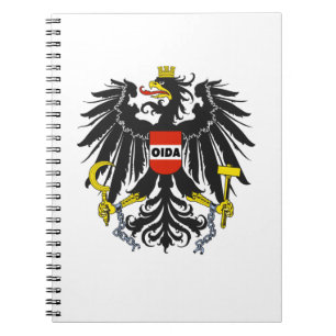 Oida Österreich Österreich Dialekt Adler Notizblock