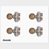 OIF Combat Action Abzeichen Rechteckiger Aufkleber (Blatt)