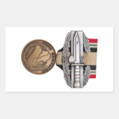 OIF Combat Action Abzeichen Rechteckiger Aufkleber (Vorderseite)