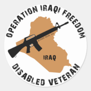 OIF Decal Runder Aufkleber