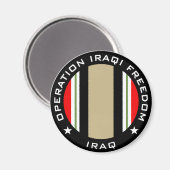 OIF Irak Magnet (Vorderseite/Rückseite)