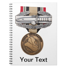 OIF Kampf-Aktions-Abzeichen Notizblock