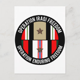 OIF - OEF 1 Stern Postkarte