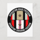 OIF - OEF 1 Stern Postkarte (Vorderseite)