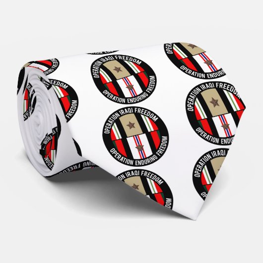 OIF - OEF mit einem Stern Krawatte (Gerollt)