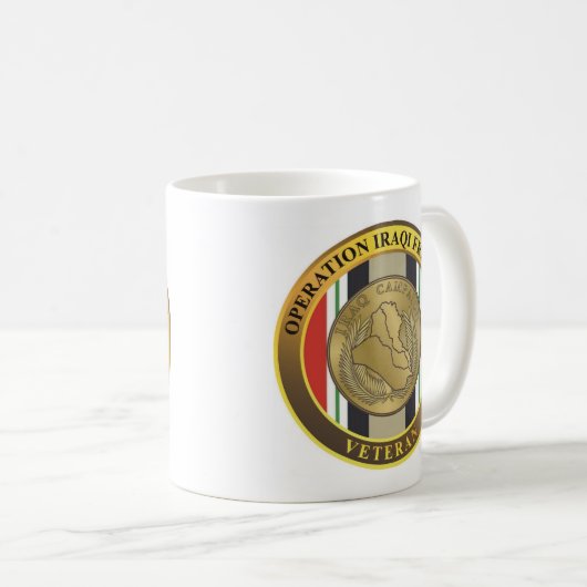OIF (Operations-irakische Freiheit) Tasse-Papatyle Kaffeetasse (VorderseiteRechts)