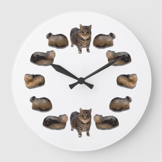 Oiia o' clock große wanduhr (Vorderseite)