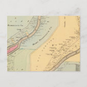 Oil Creek Crawford Landkreis und Venango Landkreis Postkarte (Vorderseite)