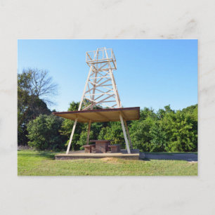 Oil Derrick Picnic Table, I-20 Highway, Texas Postkarte