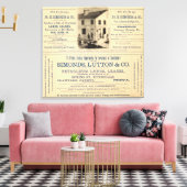 Oil Exchange, Simonds companies Leinwanddruck (Insitu (Wohnzimmer))