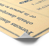 Oil Exchange, Simonds companies Poster (Ecke)