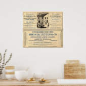 Oil Exchange, Simonds companies Poster (Küche)