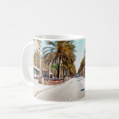 Oil paint. Imitation. Illustration. Broad street a Kaffeetasse (Vorderseite Links)