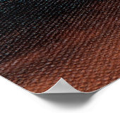 oil painting of beautiful purple sunset over ocea poster (Ecke)