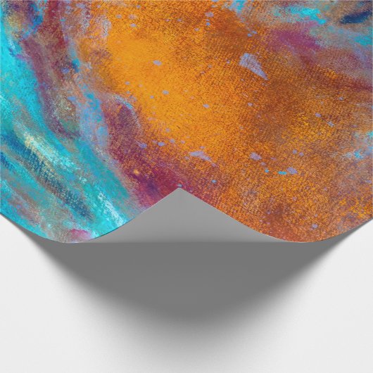 Oil painting on canvas. Abstract art background. F Geschenkpapier (Ecke)