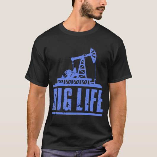 Oil Rig Men Vater Oil Field Roughneck Ripper T-Shirt (Vorderseite)