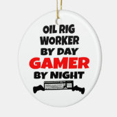 Oil Rig Worker Zombie Slayer Keramikornament (Links)