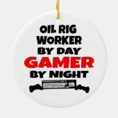 Oil Rig Worker Zombie Slayer Keramikornament (Hinten)
