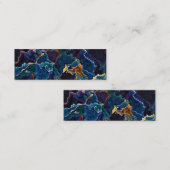 Oil Slick Business Card Mini Visitenkarte (Vorne/Hinten)