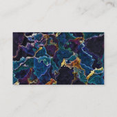 Oil Slick Business Card Visitenkarte (Rückseite)