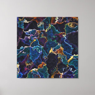 Oil Slick Canvas Print Leinwanddruck