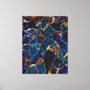 Oil Slick Canvas Print Leinwanddruck