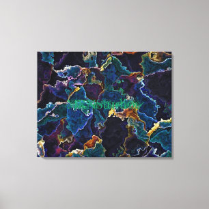 Oil Slick Canvas Print Leinwanddruck