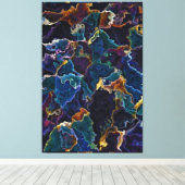 Oil Slick Canvas Print Leinwanddruck (Insitu (Holzboden))