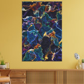 Oil Slick Canvas Print Leinwanddruck (Insitu (Wohnzimmer))