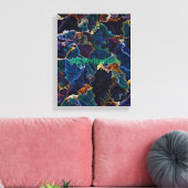 Oil Slick Canvas Print Leinwanddruck (Insitu (Wohnzimmer))