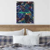 Oil Slick Canvas Print Leinwanddruck (Insitu (Schlafzimmer))