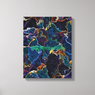 Oil Slick Canvas Print Leinwanddruck