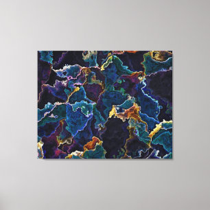 Oil Slick Canvas Print Leinwanddruck